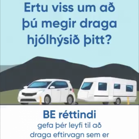 Kerruréttindi BE - Verklegt námskeið