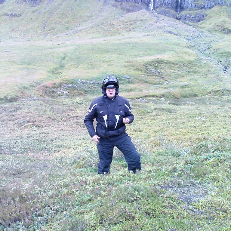 Gunnar komin í berjamó