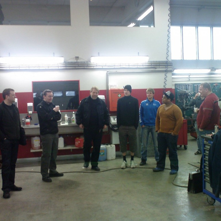 Ekill var með aðstöðu til kennslu á Trukknum um tíma