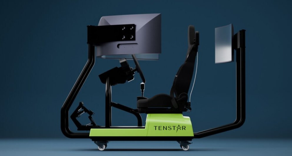 Vinnuvéla og ökuhermir