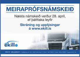 Meiraprófsnámskeið 28.apríl