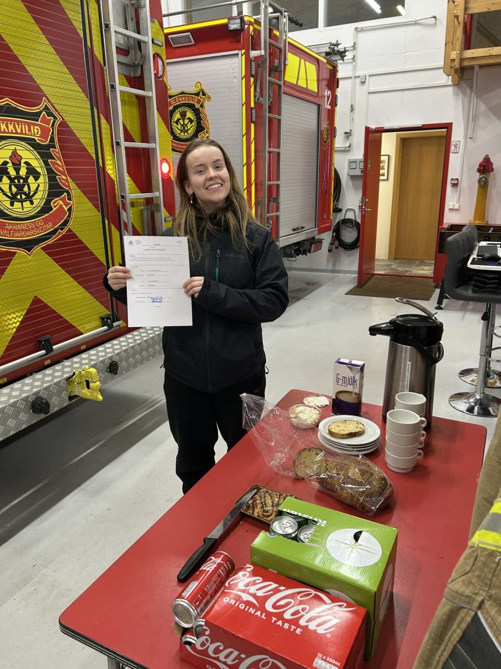 Hrönn búin að rúlla upp prófinu