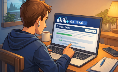 Æfingaverkefnin okkar eru lifandi á fjarnam.ekill.is