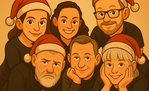 Jac with his everyday Christmas smile <3