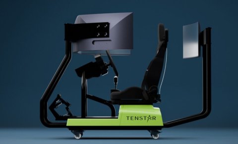 Vinnuvéla og ökuhermir