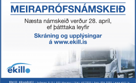 Meiraprófsnámskeið 28.apríl
