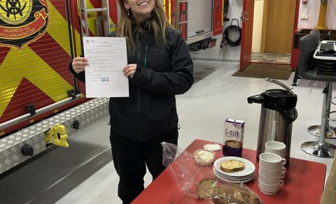 Hrönn búin að rúlla upp prófinu