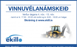 Vinnuvélanámskeið